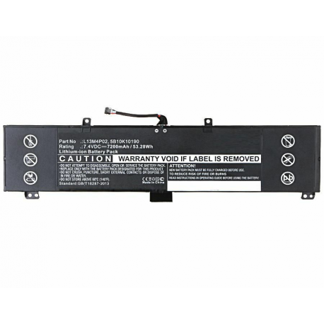 CoreParts - Laptop battery - Lithium Ion - 7200 mAh - 53.3 Wh - black - 0