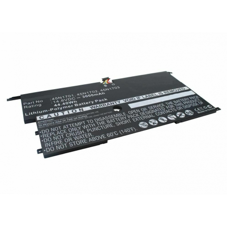 CoreParts - Laptop battery - lithium polymer - 3000 mAh - 44.4 Wh - black - for Lenovo ThinkPad X1 Carbon (2nd Gen) 20A7, 20A8 - 0