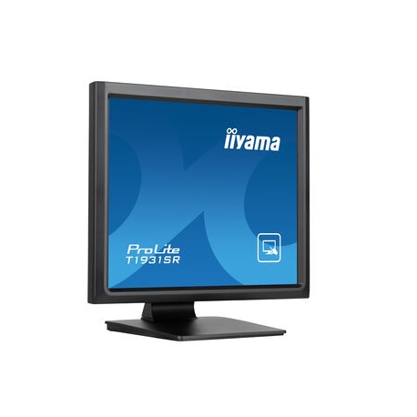iiyama ProLite T1931SR-B1S - LCD monitor - 19" - touchscreen - 1280 x 1024 @ 75 Hz - IPS - 250 cd / m² - 1000:1 - 14 ms - HDMI, VGA, DisplayPort - speakers - black, matte finish - 2