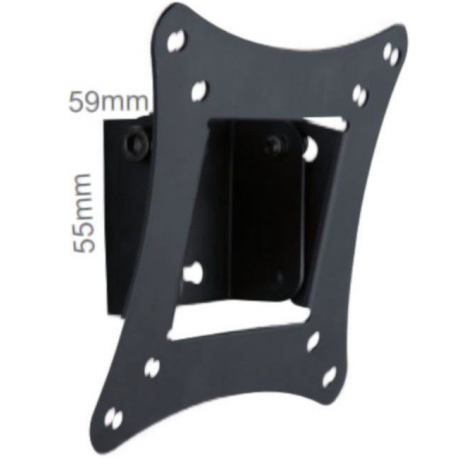 TECHly - Bracket - for flat panel - black - screen size: 13"-30" - mounting interface: 100 x 100 mm - wall-mountable - 1