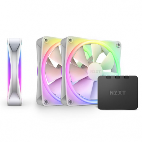 NZXT F Series F120 RGB DUO Triple Pack - Case fan - 120 mm - white - 0