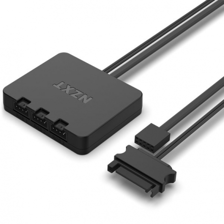 NZXT F Series F120 RGB DUO Triple Pack - Case fan - 120 mm - white - 4