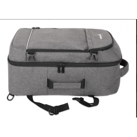 Manhattan Rome - Notebook carrying backpack - 17.3" - light grey - 3