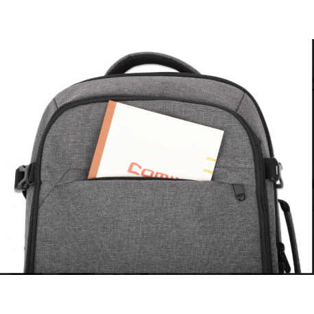 Manhattan Rome - Notebook carrying backpack - 17.3" - light grey - 7