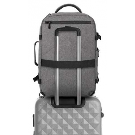 Manhattan Rome - Notebook carrying backpack - 17.3" - light grey - 8