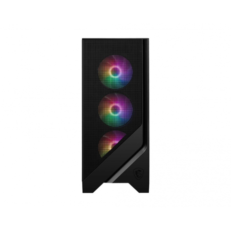 MSI MAG FORGE 120A AIRFLOW - Mid tower - ATX - windowed side panel (tempered glass) - no power supply (ATX) - USB / Audio - 3