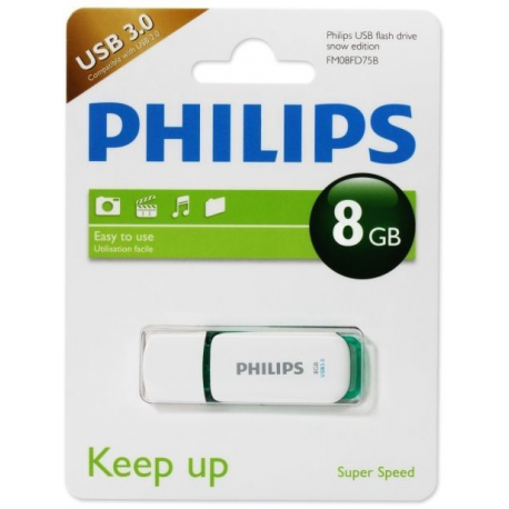 Philips FM08FD75B Snow edition 3.0 - USB flash drive - 8 GB - USB 3.0 - 4