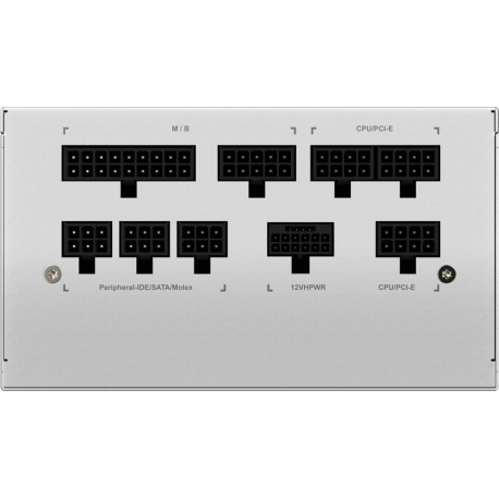 Gigabyte UD850GM PG5W - Power supply (internal) - ATX12V 3.0 - 80 PLUS Gold - AC 100-240 V - 850 Watt - active PFC - 2