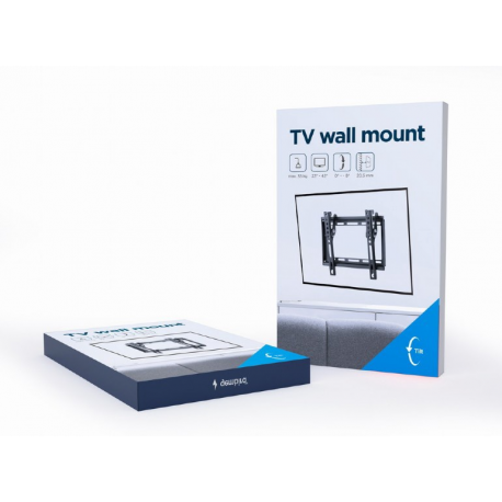 Gembird WM-42T-04 mounting kit - for LCD TV - tilt - black - 0