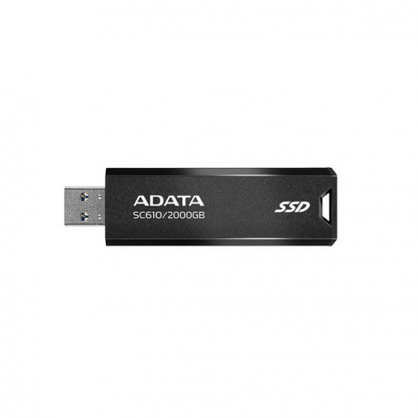 ADATA SC610 - USB flash drive - 2 TB - USB 3.2 Gen 2 - black - 0