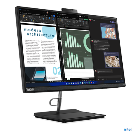 Lenovo ThinkCentre neo 30a Gen 4 AIO 23.8 FHD i5-13420H/16GB/512GB/Intel UHD/WIN11 Pro/English kbd/Black/1Y Warranty Lenovo