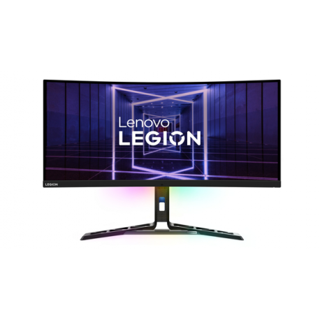 Lenovo Legion Y34wz-30 - LED monitor - curved - 34" - 3440 x 1440 UWQHD @ 165 Hz - VA - 1200 cd / m² - 3000:1 - DisplayHDR 1000 - 1 ms - 2xHDMI, DisplayPort, USB-C - speakers - raven black - 3