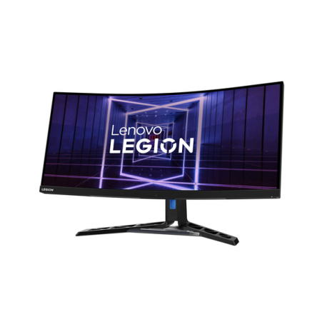 Lenovo Legion Y34wz-30 - LED monitor - curved - 34" - 3440 x 1440 UWQHD @ 165 Hz - VA - 1200 cd / m² - 3000:1 - DisplayHDR 1000 - 1 ms - 2xHDMI, DisplayPort, USB-C - speakers - raven black - 7