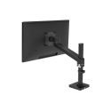 Ergotron NX - Mounting kit (pole, pivot, base, arm assembly, attachment hardware) - for Monitor - matte black - screen size: up to 34" - desk-mountable