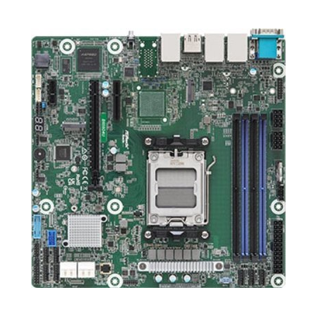 ASRock Rack B650D4U - Motherboard - micro ATX - Socket AM5 - AMD B650E Chipset - USB 3.2 Gen 1 - Gigabit LAN - onboard graphics - 0