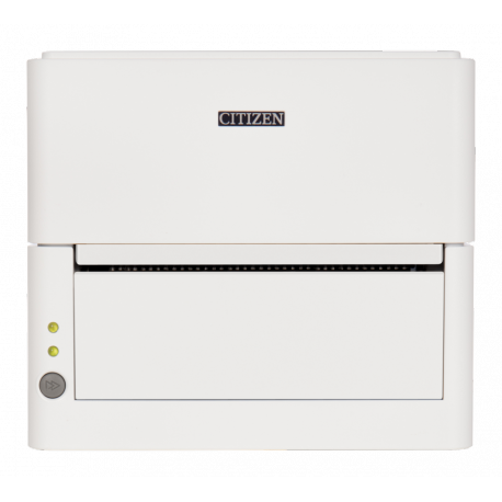Citizen CL-H300SV - Label printer - direct thermal - Roll (12.7 cm) - 203 dpi - up to 200 mm / sec - USB 2.0 - pure white - 4