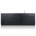 Lenovo Essential - Keyboard - USB - Nordic - black - for IdeaPad S340-14; ThinkCentre M90a Pro Gen 3; M90q Gen 2; M90t Gen 3; ThinkPad T14s Gen 3