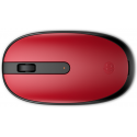 HP 240 - Mouse - right and left-handed - optical - 3 buttons - wireless - Bluetooth 5.1 - USB wireless receiver - sunset red - for ENVY Laptop 13; ENVY x360 Laptop; Laptop 15; Pavilion Gaming Laptop 15