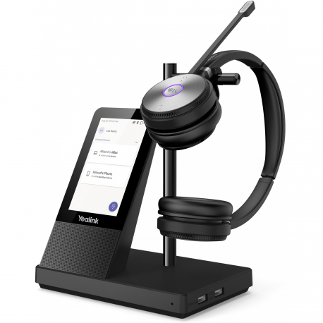 Yealink WH66 Dual X UC - For Microsoft Teams - headset - full size - DECT - wireless - 5