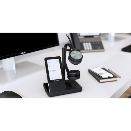 Yealink WH66 Dual X UC - For Microsoft Teams - headset - full size - DECT - wireless - 7