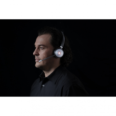 Yealink WH66 Dual X UC - For Microsoft Teams - headset - full size - DECT - wireless - 9