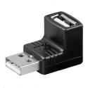 MicroConnect USB 2.0 - USB adapter - USB (F) to USB (M) - 90° connector