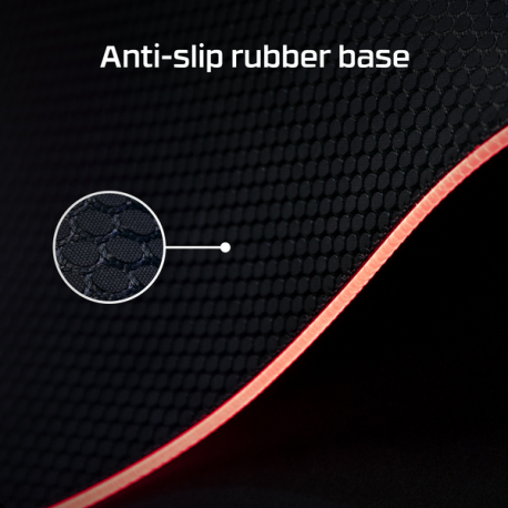 HyperX Pulsefire Mat Gaming - Illuminated mouse pad - with RGB lighting - extra large - black - for Victus by HP Laptop 16; Laptop 15, 15s, 17; Pavilion Plus Laptop 14 - 6