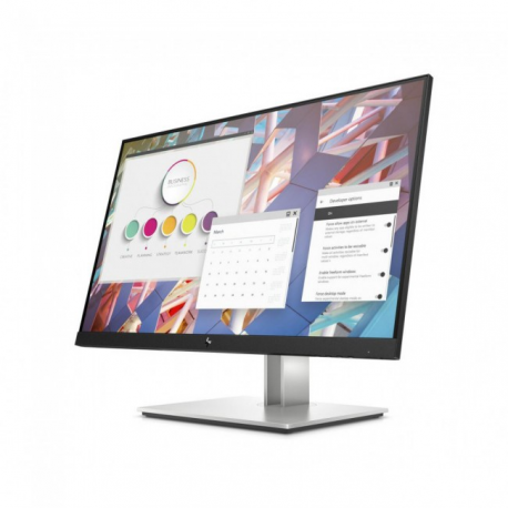 HP E24 G4 - No Stand - E-Series - LED monitor - 24" (23.8" viewable) - 1920 x 1080 Full HD (1080p) @ 60 Hz - IPS - 250 cd / m² - 1000:1 - 5 ms - HDMI, VGA, DisplayPort - black - 5