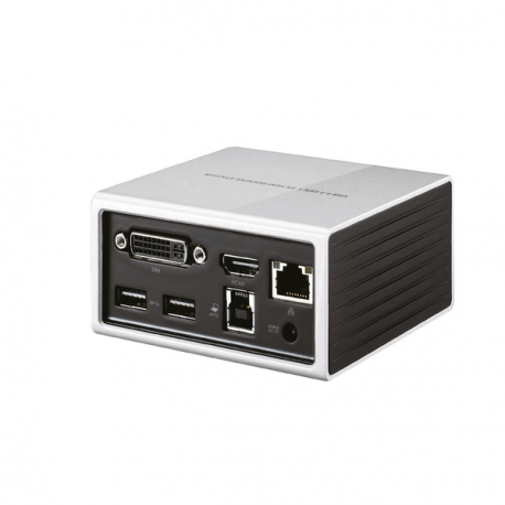 Club3D SenseVision USB 3.0 4K Mini Docking Station - Docking station - USB - DVI, HDMI - GigE - 5