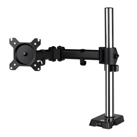 ARCTIC Z1 (Gen 3) - Mounting kit - adjustable arm - for LCD display - steel, aluminium alloy - matte black - screen size: up to 43" / 49' (ultra-wide) - desk-mountable - 0