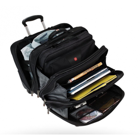 WENGER PATRIOT Comp-U-Roller - Notebook carrying case - 17" - black - with 15.4" Laptop Case - 5