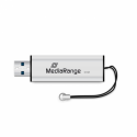 MediaRange SuperSpeed - USB flash drive - 32 GB - USB 3.0 - black / silver
