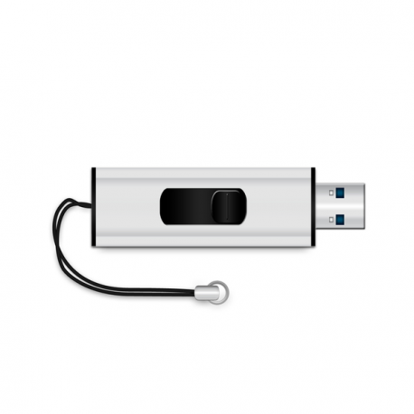 MediaRange SuperSpeed - USB flash drive - 32 GB - USB 3.0 - black / silver - 4