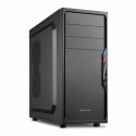 Sharkoon VS4-V - Tower - ATX - no power supply - black - USB / Audio