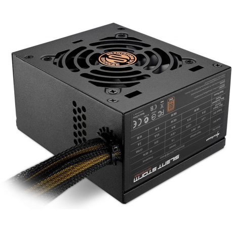 Sharkoon SilentStorm SFX 450 Bronze - Power supply (internal) - SFX12V 3.2 - 80 PLUS Bronze - AC 100-240 V - 450 Watt - active PFC - black - 0