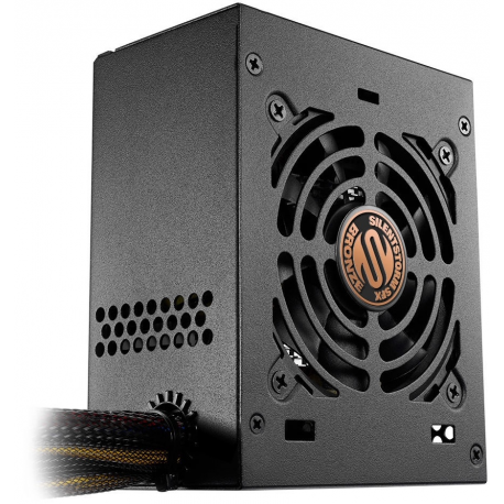 Sharkoon SilentStorm SFX 450 Bronze - Power supply (internal) - SFX12V 3.2 - 80 PLUS Bronze - AC 100-240 V - 450 Watt - active PFC - black - 1