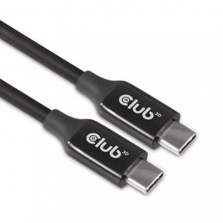 Club 3D CAC-1535 - USB cable - USB-C (M) to USB-C (M) - USB 3.2 Gen 2  /  DisplayPort 1.4 - 20 V - 3 A - 5 m - active, USB Power Delivery (3A, 60W), 8K support, bi-directional - 2