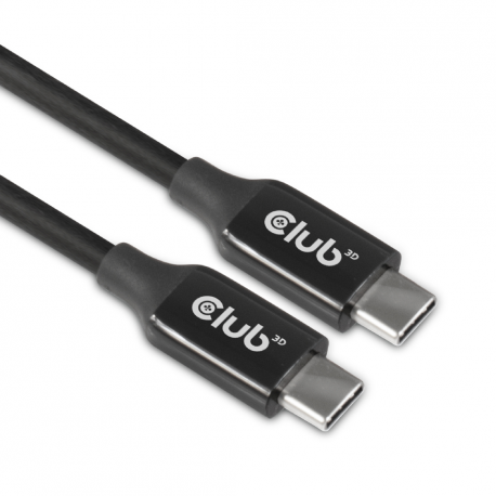 Club 3D CAC-1535 - USB cable - USB-C (M) to USB-C (M) - USB 3.2 Gen 2  /  DisplayPort 1.4 - 20 V - 3 A - 5 m - active, USB Power Delivery (3A, 60W), 8K support, bi-directional - 17