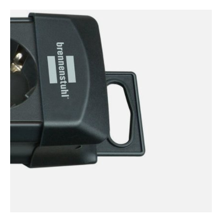 brennenstuhl Premium-Line - Power strip - output connectors: 8 - 3 m - black - 1