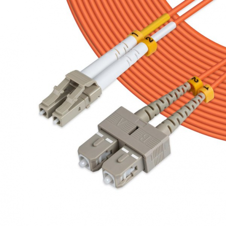 MicroConnect - Network cable - LC/UPC multi-mode (M) to SC/UPC multi-mode (M) - 1 m - fibre optic - 62.5 / 125 micron - OM1 - 1