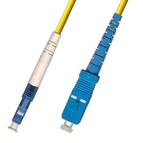 MicroConnect - Network cable - SC/UPC single-mode (M) to LC/UPC single-mode (M) - 1 m - fibre optic - 9 / 125 micron - OS1/OS2 - halogen-free - yellow - 0