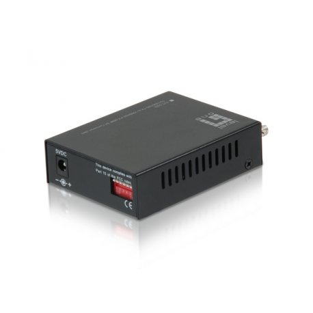 LevelOne FVT-2002 - Fibre media converter - 100Mb LAN - 10Base-T, 100Base-FX, 100Base-TX - RJ-45  /  ST multi-mode - up to 2 km - 1310 nm - 1