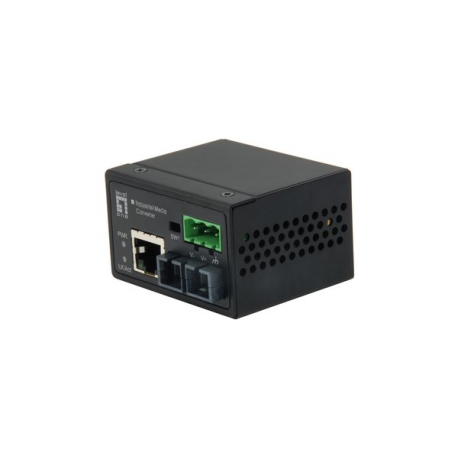 LevelOne IEC-4001 - Media converter - 100Mb LAN - 10Base-T, 100Base-FX, 100Base-TX - RJ-45  /  SC multi-mode - up to 2 km - 0