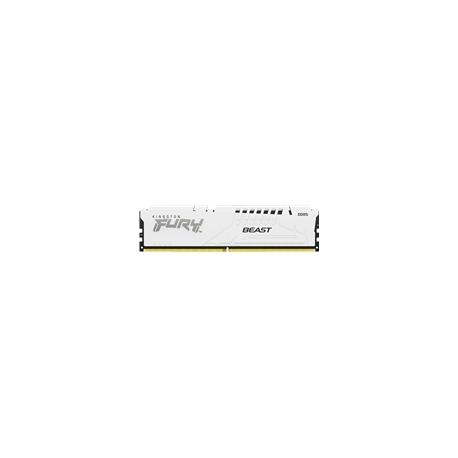 Kingston FURY Beast - DDR5 - module - 16 GB - DIMM 288-pin - 3000 MHz  /  PC5-48000 - CL36 - 1.35 V - unbuffered - on-die ECC - white - 1