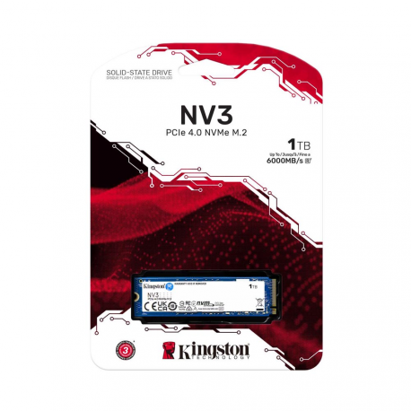 Kingston NV3 - SSD - 1 TB - internal - M.2 2280 - PCIe 4.0 x4 (NVMe) - 0