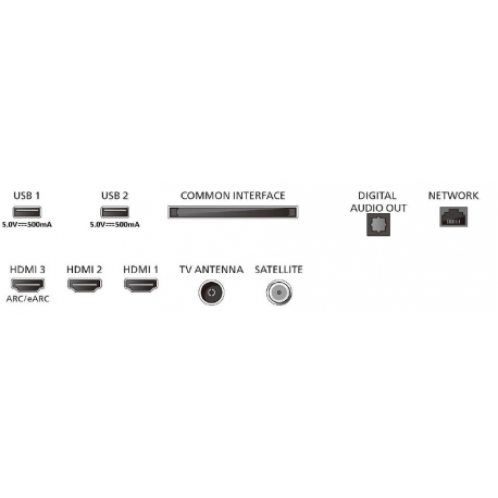 Philips 4K UHD LED Google TV 55" 55PUS7409/12 3840x2160p HDR10+ 3xHDMI 2xUSB LAN WiFi DVB-T/T2/T2-HD/C/S/S2, 20W