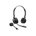 Jabra Engage 55 SE Stereo - Headset - on-ear - DECT - wireless - USB-C via DECT adapter - UC certified