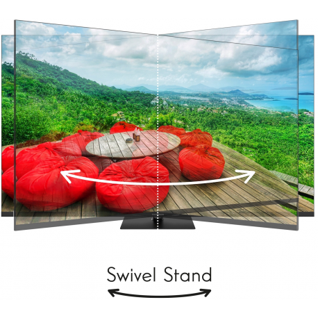 Thomson 55QG7C14 - 55" Diagonal Class LED-backlit LCD TV - QLED Pro - Smart TV - Google TV - 4K UHD (2160p) 3840 x 2160 - HDR - Direct LED, Quantum Dot - black - 10