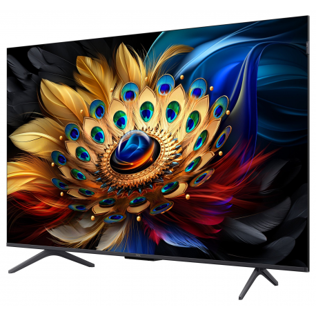 TV Set|TCL|50"|4K/Smart|QLED|3840x2160|Wireless LAN|Bluetooth|Google TV|Black|50C655