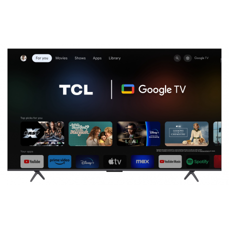 TV Set|TCL|55"|4K/Smart|QLED|3840x2160|Wireless LAN|Bluetooth|Google TV|Black|55C655